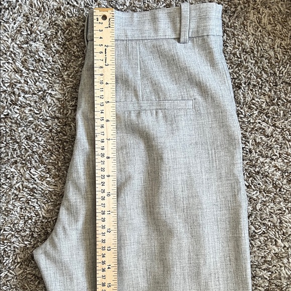 Abercrombie & Fitch Sloane Tailored Wide Leg Pants Gray in Size 6 - Picture 8 of 14